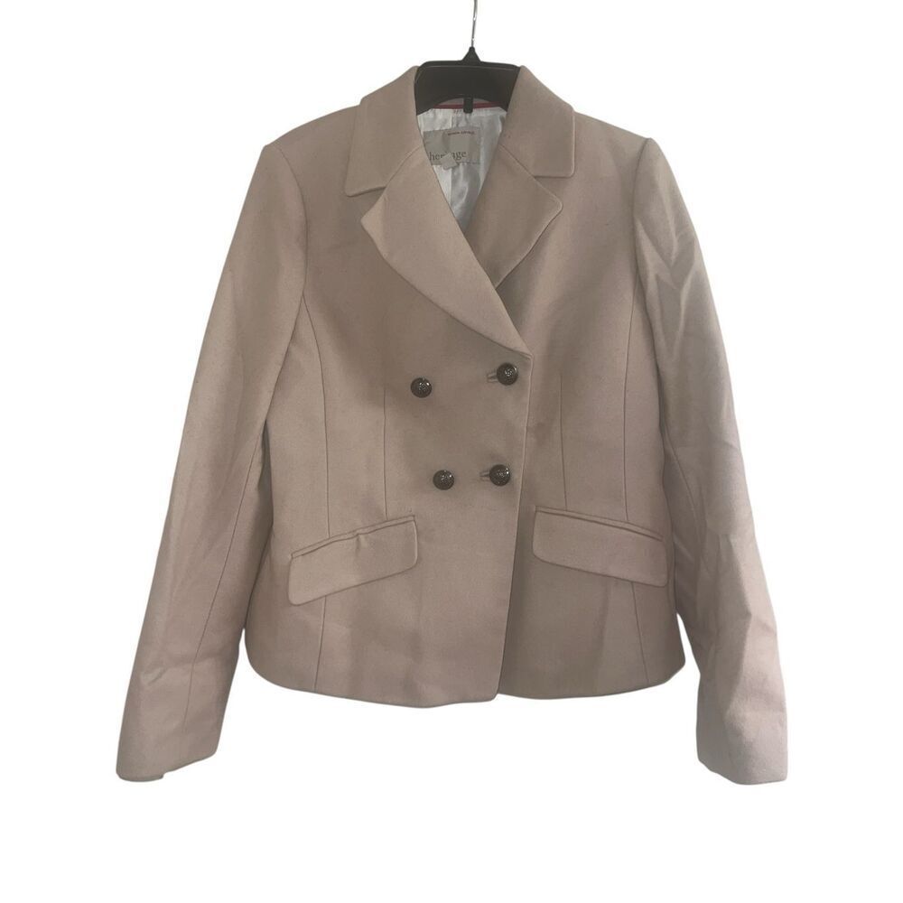 ✨Banana Republic Heritage Wool Blend Beige Sz Medium Jacket✨